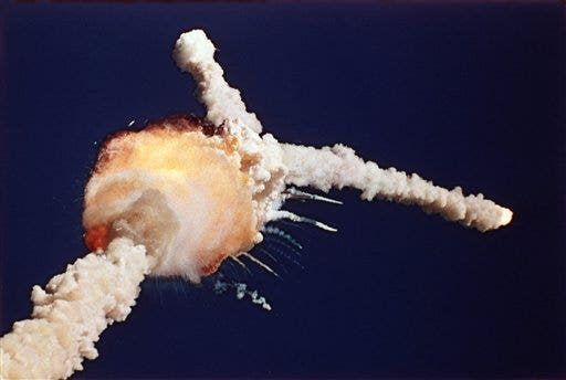 The Space Shuttle Challenger Explosion. Space Shuttle Challenger.