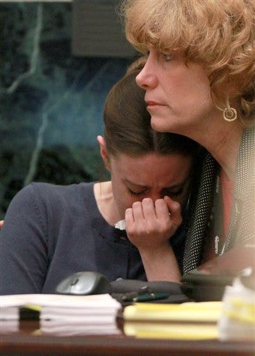 casey anthony trial pictures of remains. Casey Anthony wept openly in
