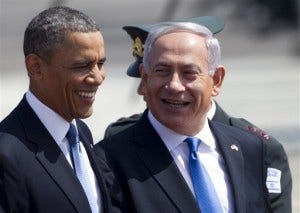 Barack Obama, Benjamin Netayahu