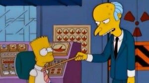 Bart Mr Burns