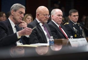 James Clapper, John Brennan, Michael Flynn, Robert Mueller