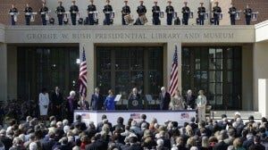 Bush Library Dedication