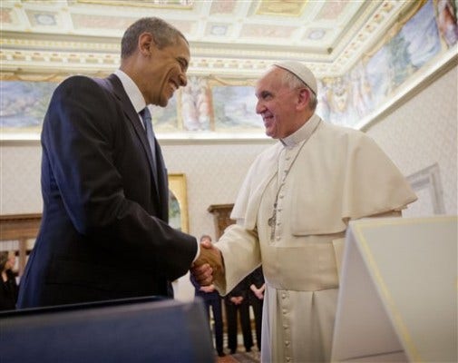 Barack Obama, Pope Francis