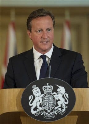 Cameron press conference