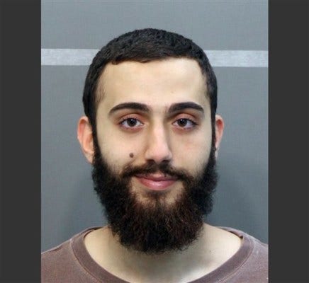 This April 2015 booking photo released by the Hamilton County Sheriffs Office shows a man identified as Mohammad Youssduf Adbulazeer after being detained for a driving offense. A U.S. official speaking on condition of anonymity identified the gunman in shootings at two Chattanooga military facilities asMuhammad Youssef Abdulazeez, who sharesthe same age and address as the man in the photo. (Hamilton County Sheriffs Office via AP)